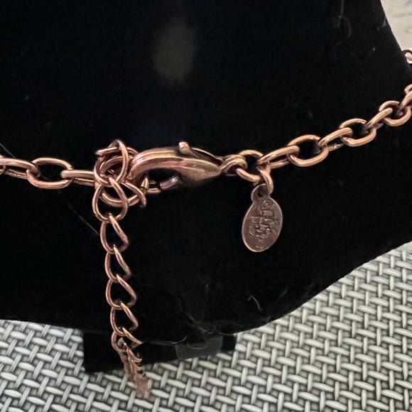 Kirks Folly antique rose gold cross necklace - Picture 4 of 6